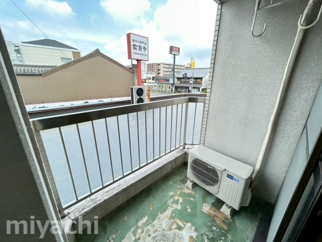 パレス佐古のバルコニー