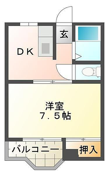パレス佐古の間取り
