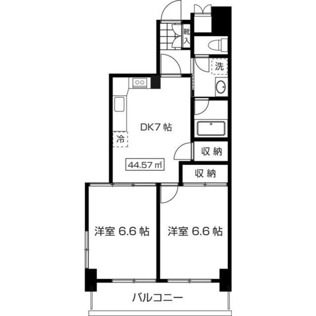 BALDO西調布の間取り