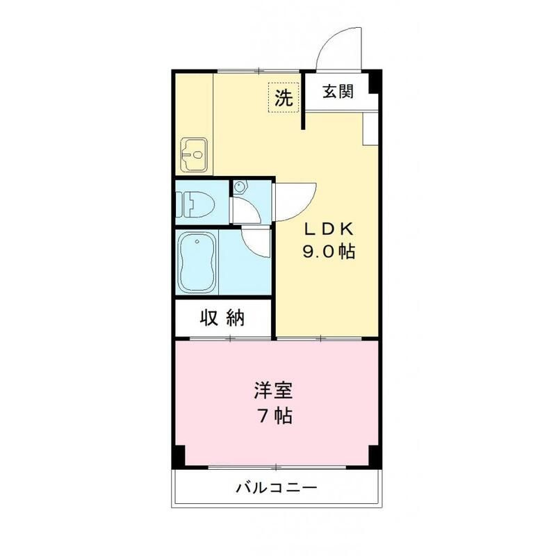 栄マンションの間取り|間取りです。