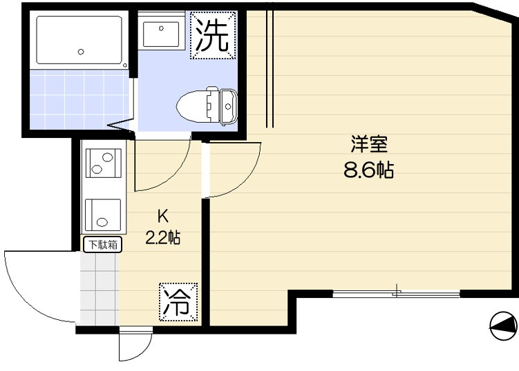 スワンハイム曳舟の間取り