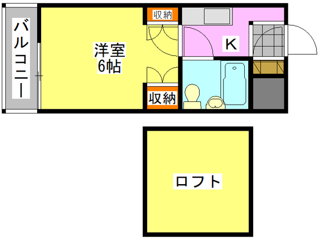 【間取り】 | ジュネパレス船橋第21