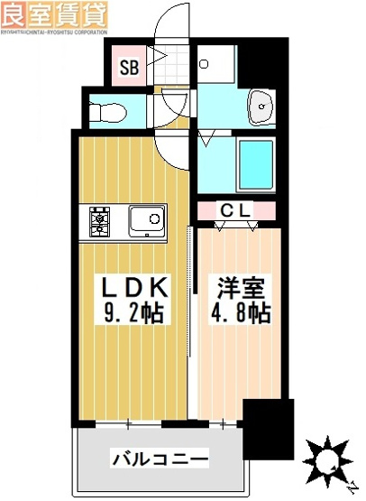 【間取り】 | プレサンス鶴舞ファースト