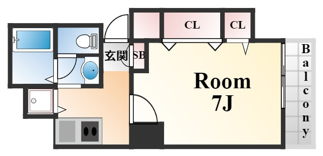 プライムライフ御影の間取り