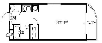 神戸市東灘区本庄町１丁目の賃貸マンションの間取り