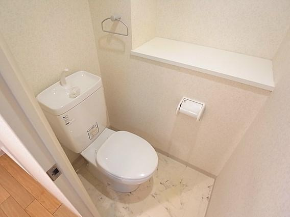 神戸市東灘区甲南町５丁目の賃貸マンションのトイレ