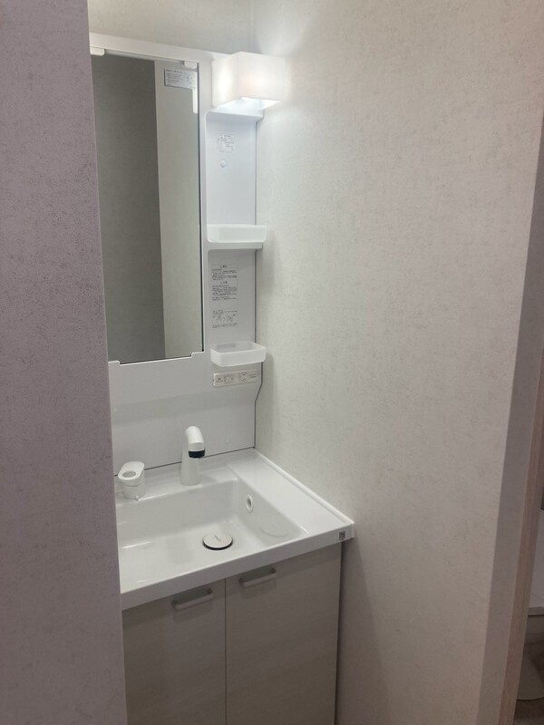 神戸市中央区割塚通４丁目の賃貸マンションの洗面所