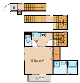 Hill Top 本郷の間取り|間取りです。