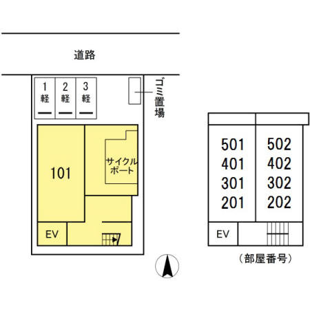 【区画図】 | KDT博多駅南レジデンス