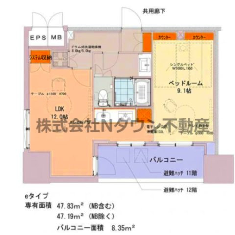 【間取り】 | S-RESIDENCE千種belvia TOWER | 間取りです。