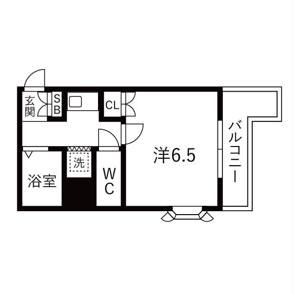 ウエックスマンションの間取り