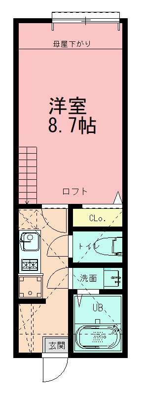 Ｃｒｅｓｔ　井土ヶ谷の間取り|間取りです。