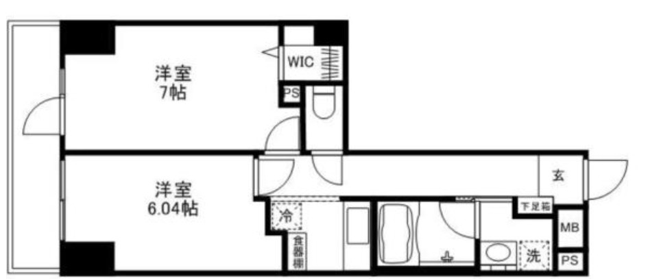 メゾン　ド　ブリュイの間取り