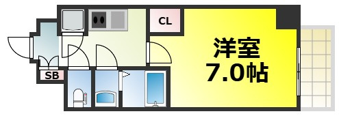 【間取り】 | レジュールアッシュ難波MINAMI-Ⅱ 仲介手数料無料
