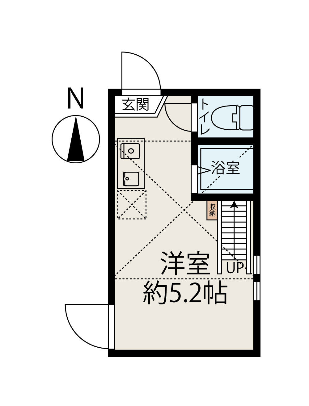 アーバンプレイス中野中央Aの間取り