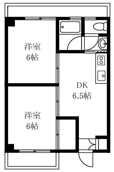 エスペランス金子の間取り|間取りです。