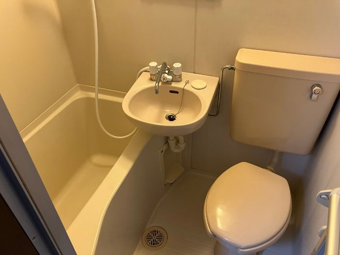 入谷サンハイツの浴室