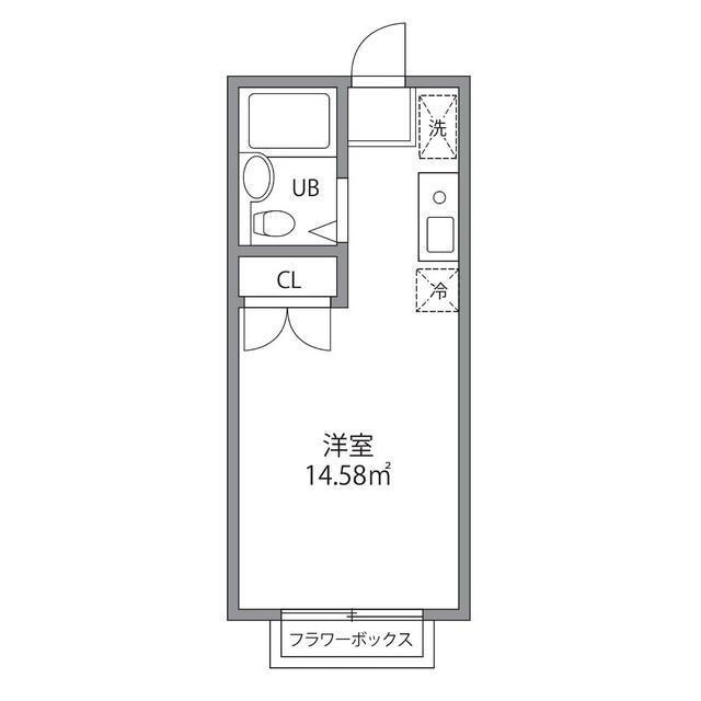 中野イーストハイムの間取り|間取り図