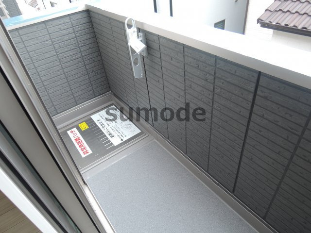 D-room城南のバルコニー
