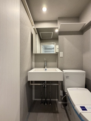 【独立洗面台】 | 新品家具付きマンション台東2(KaGood東京) | 独立洗面台、朝の身支度には欠かせません