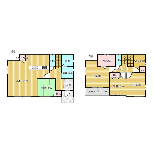 ショッピングモール近く♪納得の住環境＆設備の築浅住宅×角地×駐車4台可の間取り