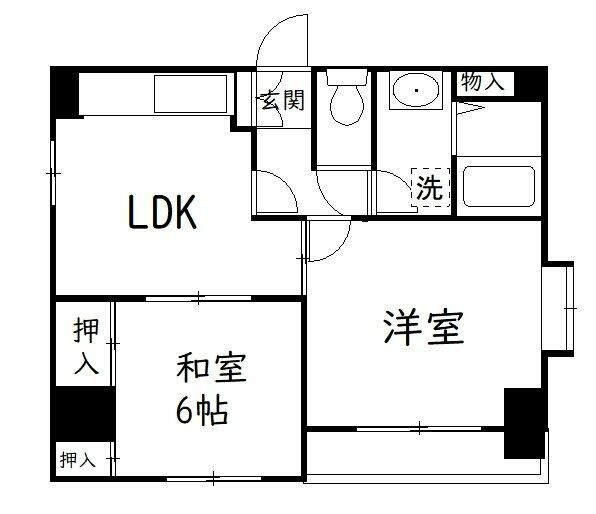 ネビヤビルの間取り|間取りです。