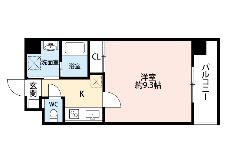 シードイン京都堀川の間取り