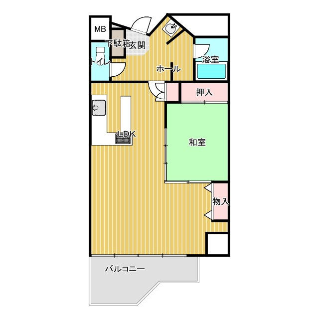 クアライフ御宿　９階の間取り