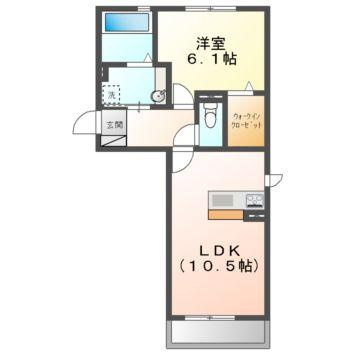 グロリア　Ａの間取り