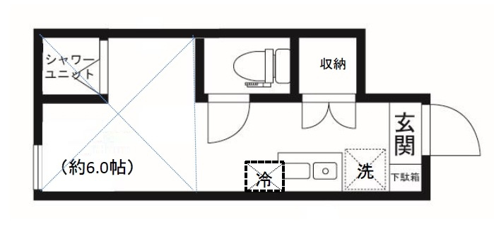サークルハウス田園調布壱番館の間取り|間取りです。