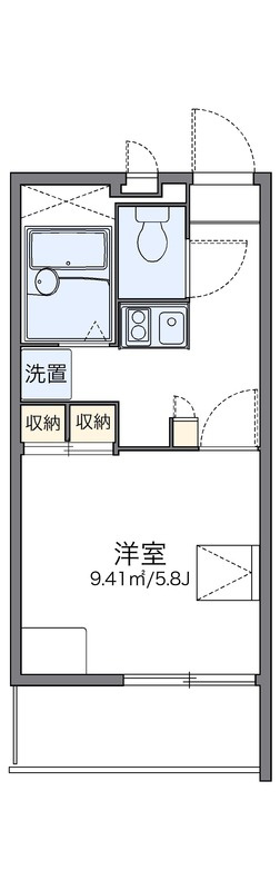レオパレス春駒マンションの間取り