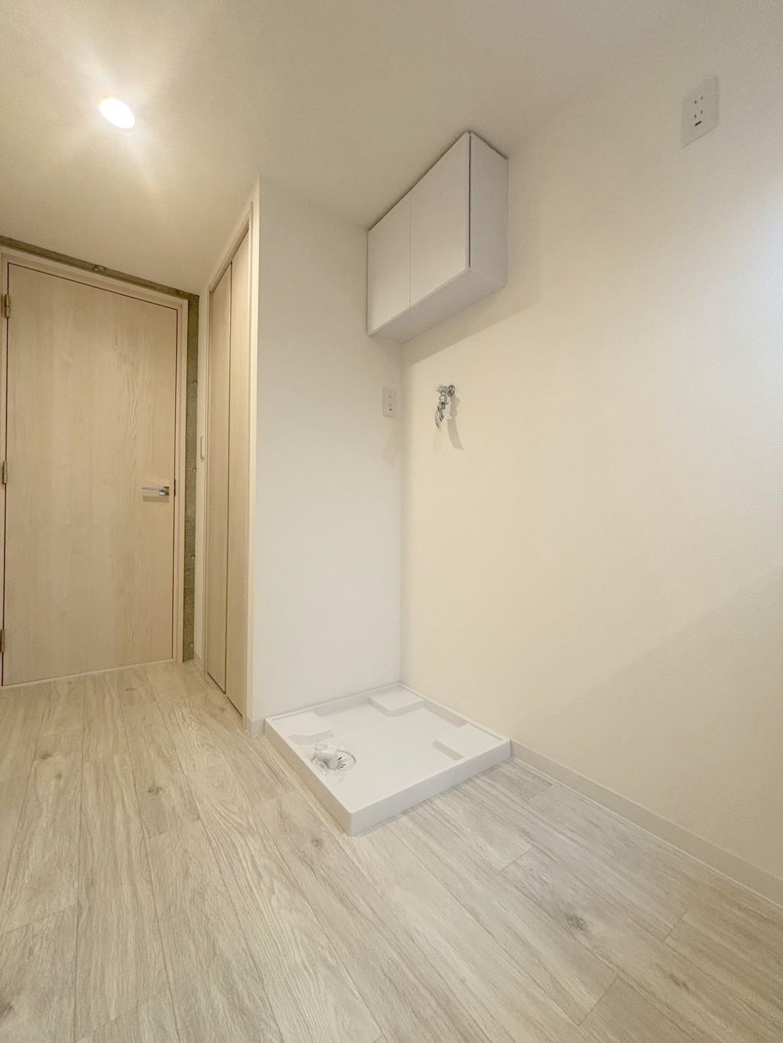 「防音マンション」ラシクラス氷川台の洗面所|脱衣スペースもあります
