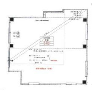 大阪市西区靱本町３丁目の店舗一部の間取り