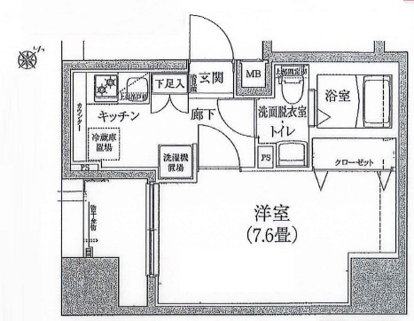 アイルプレミアム千駄木の間取り