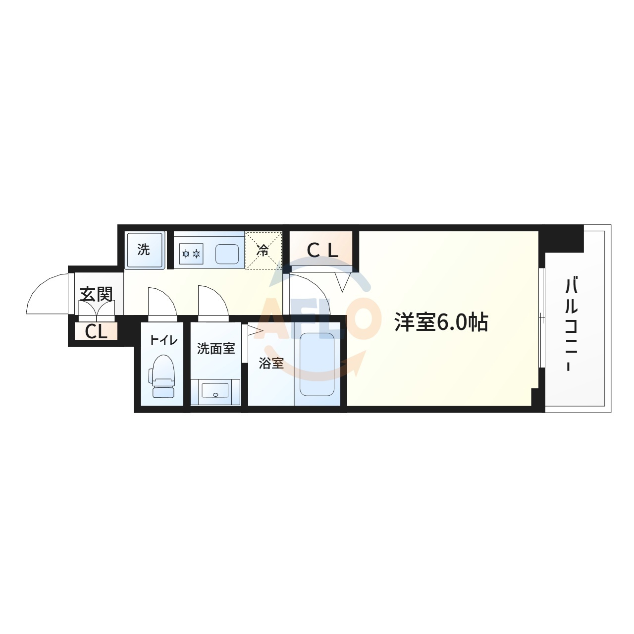 プレサンス四天王寺前夕陽ヶ丘　凛宮の間取り|プレサンス四天王寺前夕陽ヶ丘　凛宮　間取り