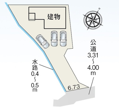 【区画図】 | 島田市船木 新築一戸建て | 区画図です