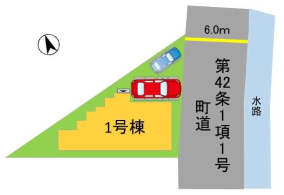 糟屋郡志免町南里３丁目の新築一戸建の区画図