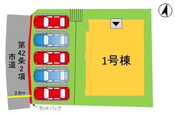 糟屋郡志免町大字吉原の新築一戸建の区画図