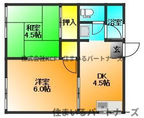 くらもりアパートの間取り