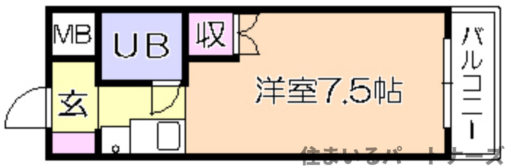 豊国スカイマンション久留米南の間取り