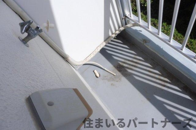 プチクローバーⅡのバルコニー|落ち着いた時間を過ごせるバルコニーです