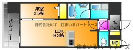 グランフォーレ久留米駅プレミアの間取り