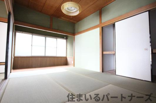 城島町城島貸家の和室|ゆったりとくつろげる和室です