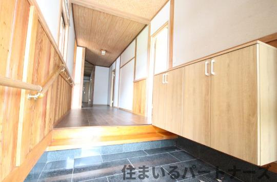 城島町城島貸家の玄関|毎日通る玄関はこちらです