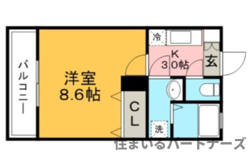 パティオ上津の間取り