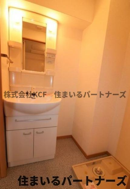 シャンベルジュKTの洗面所|忙しい朝には欠かせない洗面所です