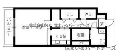 シャンベルジュKTの間取り