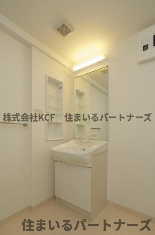 ベスタ櫛原の洗面所|忙しい朝には欠かせない洗面所です