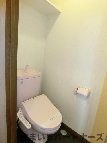 リバーサイド東櫛原のトイレ|ゆったりとした空間のトイレです