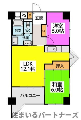アルテハイム宮ノ陣の間取り